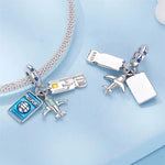 Air Travel Adventure Trio Dangle Charm