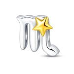 Gold Star Astrology Signs Zodiac Constellation Charms