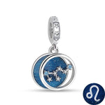 Blue Galaxy Astrology Signs Zodiac Constellation Charms