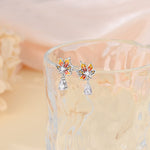 Autumn Glow Maple Leaf Drop Earring