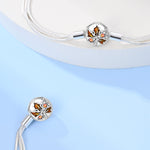 Autumn Maple Leaf Multi-Strand Bracelet