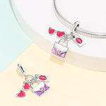 Barbie Heart Glasses, Purse & Kiss Charm