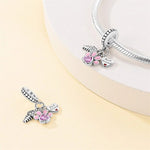 Best Friend Paw & Heart Triple Dangle Charm