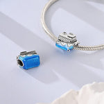Blue Cruise Ship Charm