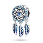 Blue Dreamcatcher Charm
