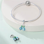 Blue Fruit Double Dangle Charm