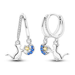 Celestial Cat & Crescent Moon