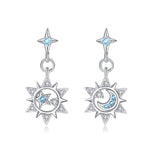 Celestial Glow Star and Moon Earrings