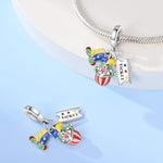 Clown & Circus Ticket Dangle Charm