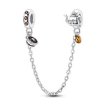 Coffee Time Safety Chain Charm