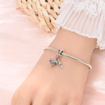 Colorful Sundae and Spoon Dangle Charm