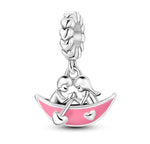 Couple Falling in Love Charm