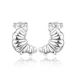 Croissant Hoop Earrings