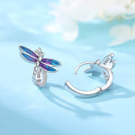 Dragonfly Hoop Earrings