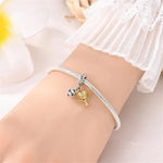 Football Champion Trophy & Ball Dangle Charm