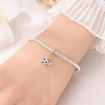 Football Pedestal Champions Dangle Charm