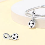 Football Star Dangle Charm