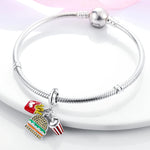 French Fries Juice & Burger Triple Dangle Charm