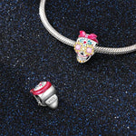 Glow-in-the-Dark Barbie Skull Charm