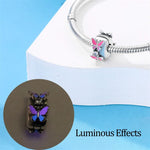 Glow in the Dark Luminous Butterflies Clip Charm