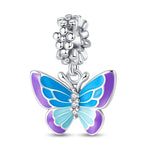 Glow in the Dark Luminous Butterfly Dangle Charm