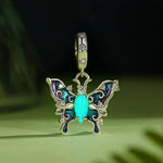 Glow in the Dark Luminous Celestial Butterfly Dangle Charm