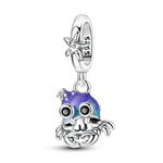 Glow in the Dark Luminous Crab with Starfish Dangle Charm