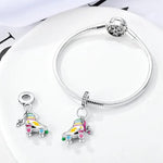 Glow in the Dark Luminous Roller Skates Tiktok Dangle Charm