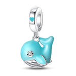 Glow in the Dark Luminous Whale Dangle Charm