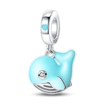 Glow in the Dark Luminous Whale Dangle Charm