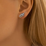 Golden Harvest Wheat Cluster Earrings