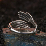 Halloween Skeleton Hands Hug Ring