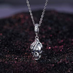Halloween Skull in Hand Dangle Charm