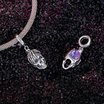 Halloween Skull in Hand Dangle Charm
