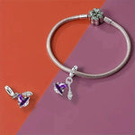 Halloween Wizard Cat Double Dangle Charm