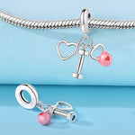 Heart & Kettlebell Fitness Trio Dangle Charm