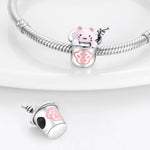 Hello Kitty Coffee Cup Charm