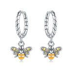 Honey Bee Delight Hoop Earrings
