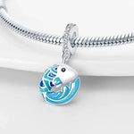 Jumping Blue Sea Fish Charm