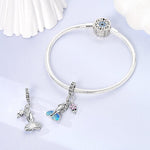 Mermaid & Flower Charm