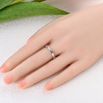 Mom’s Love Heart Gemstone Band Ring