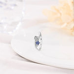 Moon & Star Crystal Ring