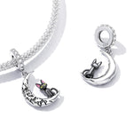 Moonlit Cat Dangle Charm