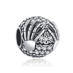 Sparkling Jack Skull Charm