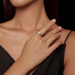 Letoton Classic Moissanite Solitaire Engagement Ring