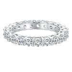 Letoton Moissanite Eternity Band