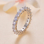 Letoton Moissanite Eternity Band
