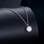 Letoton Moissanite Solitaire Necklace