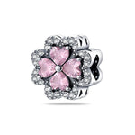 Pink Diamond Four-Leaf Clover Flower