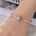 Pink Flower Charm